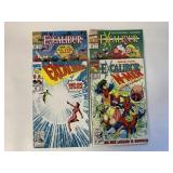 4 MARVEL COMICS EXCALIBUR #41, 42, 45, 50