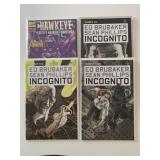 4 MARVEL COMICS INCOGNITO #4, 5, 6 & HAWKEYE #1