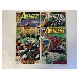 4 MARVEL COMICS THE AVENGERS #317, 318, 320, 321