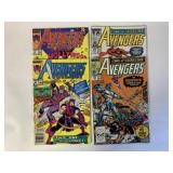 4 MARVEL COMICS THE AVENGERS SEE DESC.