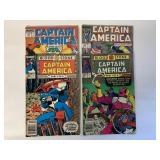 4 MARVEL COMICS CAPTAIN AMERICA 344, 350, 357, 358