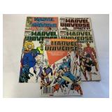 5 MARVEL COMICS MARVEL UNIVERSE #1, 2, 3, 4, 15