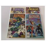 4 MARVEL COMICS THE AVENGERS #294, 297, 304, 399