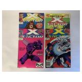 4 MARVEL COMICS X-FACTOR #7, 45, 47, 48
