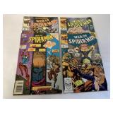 4 MARVEL COMICS WEB OF SPIDER-MAN #56, 57, 59, 120