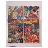 4 MARVEL COMICS X-FORCE # 1-4 #1 IS SEALED W/CARD