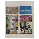 4 MARVEL COMICS RUNAWAYS #16, 17, 18 & STALKERS #2
