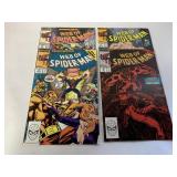 4 MARVEL COMICS WEB OF SPIDER-MAN # 56-59