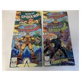 4 MARVEL COMICS WEB OF SPIDER-MAN #59, 2/#60, 68