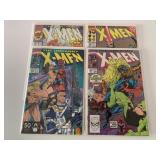 4 MARVEL COMICS UNCANNY X-MEN #269, 274, 280, 281