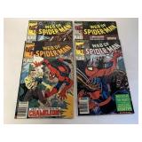 4 MARVEL COMICS WEB OF SPIDER-MAN # 51-54