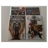 4 MARVEL COMICS CAPTAIN AMERICA SEE DESC.