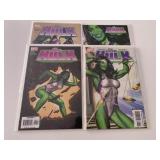 4 MARVEL COMICS SHE HULK # 1, 4, 9, 10