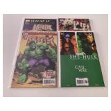 4 MARVEL COMICS THE INCREDIBLE HULK SEE DESC.