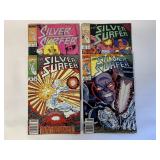 4 MARVEL COMICS SILVER SURFER #1, 57, 59, 62