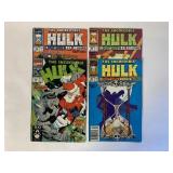 4 MARVEL COMICS THE INCREDIBLE HULK #365-367, 378