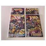 4 MARVEL COMICS UNCANNY X-MEN #343, 344, 345, 359