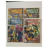 4 MARVEL COMICS WARLOCK & INFINITY WATCH 8 9,10,11