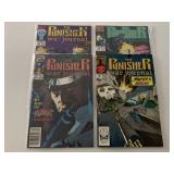 4 MARVEL COMICS THE PUNISHER WAR JOURNAL SEE DESC.