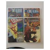 4 MARVEL COMICS EXCALIBUR #36, 71, 100, 103