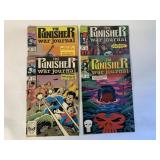 4 MARVEL COMICS THE PUNISHER WAR JOURNAL SEE DESC.