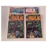 4 MARVEL COMICS THE INCREDIBLE HULK SEE DESC.