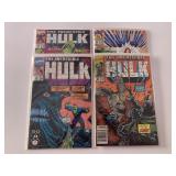 4 MARVEL COMICS THE INCREDIBLE HULK SEE DESC.