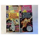 4 MARVEL COMICS SILVER SURFER #1, 2, 12, 17