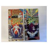 4 MARVEL COMICS SILVER SURFER #31, 33, 40, 42