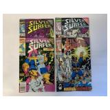 4 MARVEL COMICS SILVER SURFER #51, 52, 55, 56
