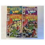 4 MARVEL COMICS FANTASTIC FOUR VS. THE X-MEN #1-4