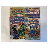 4 MARVEL COMICS CAPTAIN AMERICA 366, 383, 392, 396