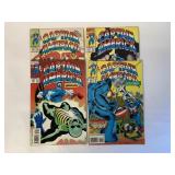 4 MARVEL COMICS CAPTAIN AMERICA 411, 412, 419, 420