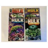 4 MARVEL COMICS THE INCREDIBLE HULK SEE DESC.
