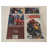 4 MARVEL COMICS THUNDERBOLTS #101, 103, 104, 105
