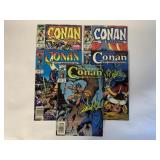 5 MARVEL COMICS CONAN THE BARBARIAN SEE DESC.