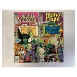 4 MARVEL COMICS ALPHA FLIGHT # 12, 79, 80, 87