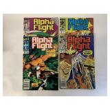 4 MARVEL COMICS ALPHA FLIGHT # 79, 80, 83, 84