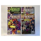 5 MARVEL COMICS THE AVENGERS SPOTLIGHT SEE DESC.
