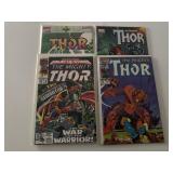 4 MARVEL COMICS THE MIGHTY THOR #16, 58, 377, 445
