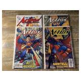4 DC COMICS ACTION COMICS # 821, 827, 830, 831