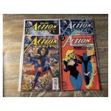4 DC COMICS ACTION COMICS # 609, 814, 819, 820