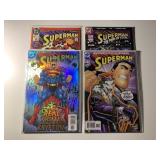 4 DC COMICS SUPERMAN # 50, 111, 161, 166