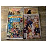 4 DC COMICS JUSTICE LEAGUE OF AMERICA # 1, 3, 8, 9