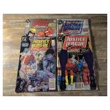 4 DC COMICS JUSTICE LEAGUE EUROPE # 6, 7, 8, 11