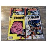 4 DC COMICS DEAD SHOT #1, 4 & THE NEW TITANS 2/#60