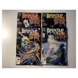 4 DC COMICS DETECTIVE COMICS # 604-607 SET