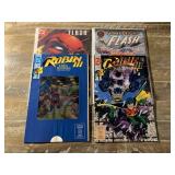4 DC COMICS THE FLASH #119, 132 & ROBIN III #1, 5