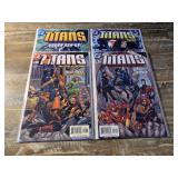 4 DC COMICS THE TITANS # 14, 15, 16, 22