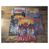 5 DC COMICS THE NEW TEEN TITANS 2/#1, 2, 3, 4